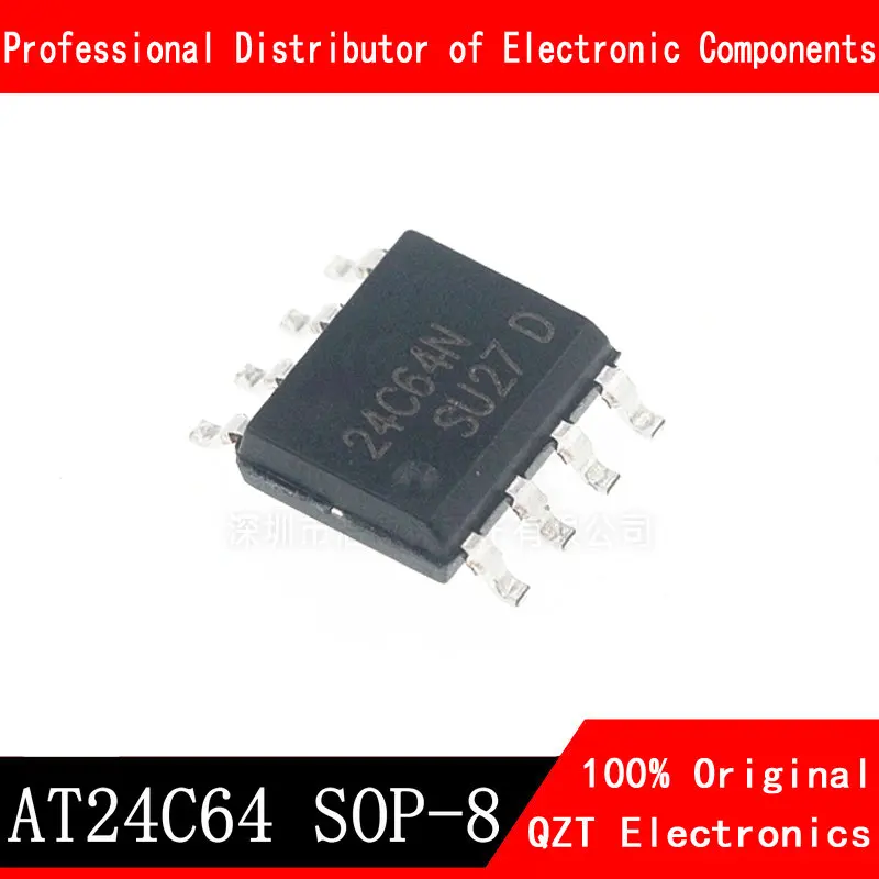 10pcs lot at24c64n at24c64a 24c64 24c64an at24c64 dip 8 eeprom memory ic in stock 10pcs/lot AT24C64N AT24C64 24C64N 24C64 SOP-8 In Stock