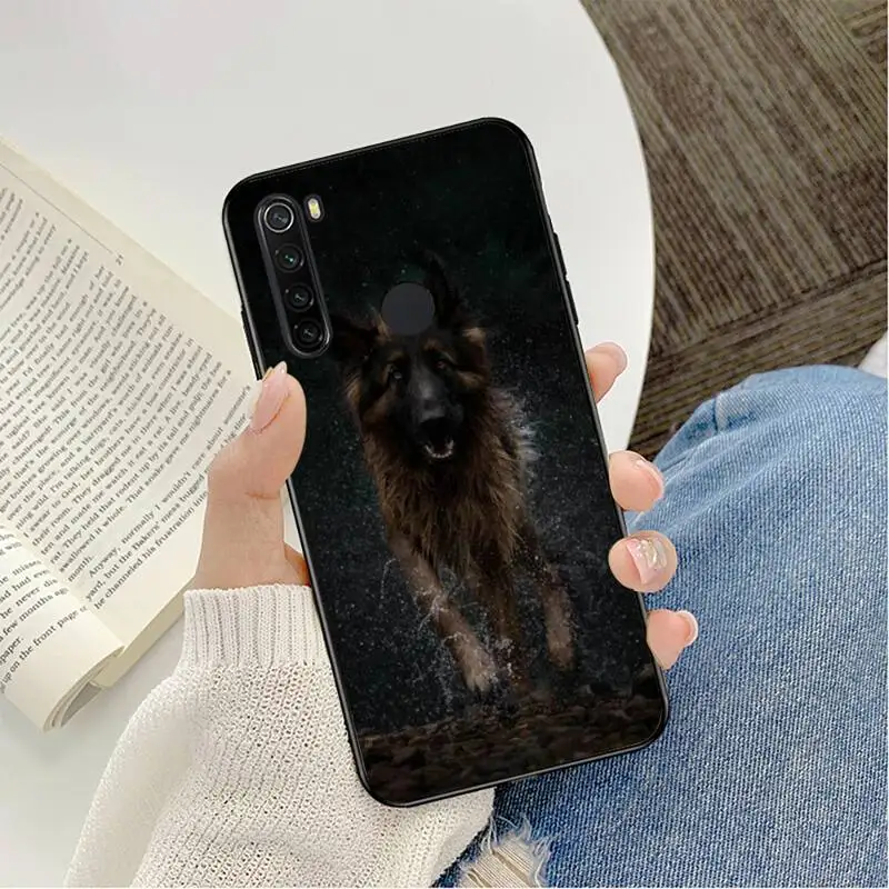 xiaomi leather case cosmos blue YNDFCNB German Shepherd Dog Phone Case For Redmi note 8Pro 8T 6Pro 6A 9 Redmi 8 7 7A note 5 5A note 7 case phone cases for xiaomi Cases For Xiaomi