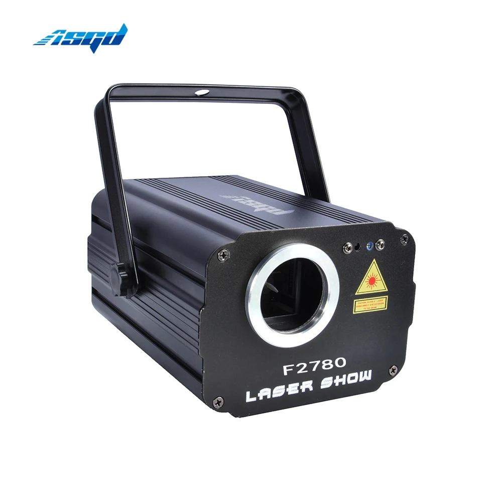 

3D LED Laser Projector 800mW RGB Animation Scanner Party Light 2000 Patterns 6/34 DMX Channel For Wedding Disco DJ Music Show