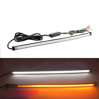 

DRL Strobe Light Brake Turn Signal Motorcycle Flowing LED DC 12-24V 6500 k