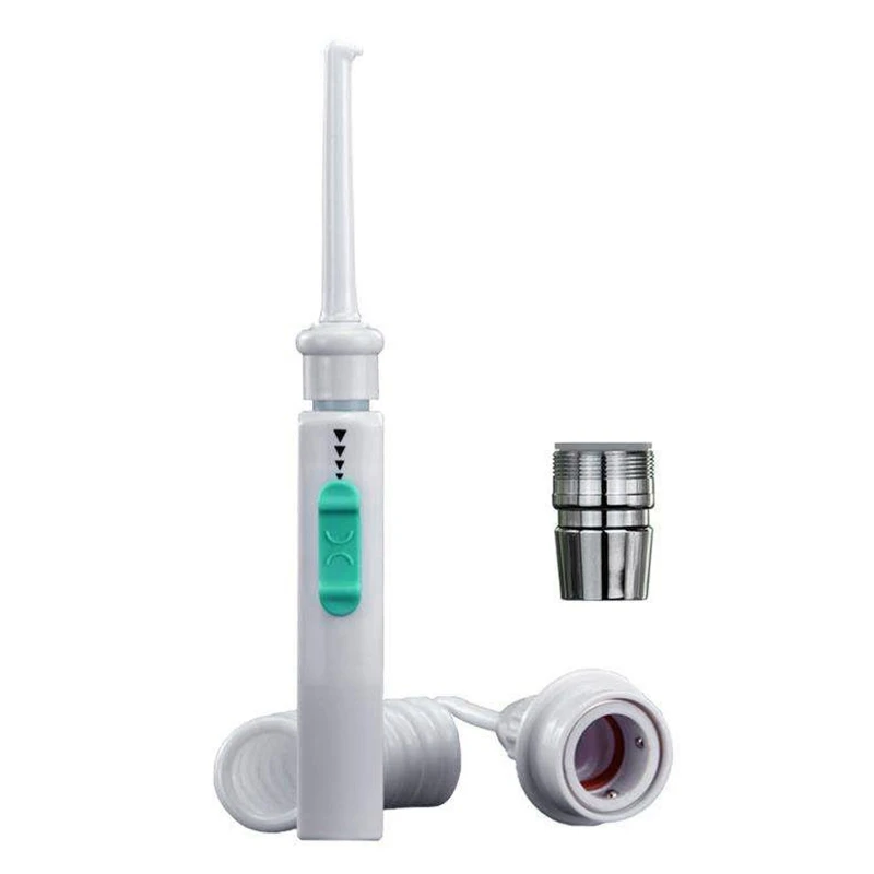 6Nozzle Faucet Oral Irrigator Water Dental Flosser Portable Irrigator Dental Water Jet Toothbrush Oral Irrigation Teeth Cleani