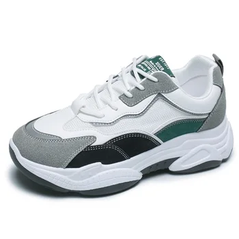 

Women's casual shoes comfortable sneakers women Fashion Breathable Sport Shoes women Lace Up Platforms Shoes Sneakers female