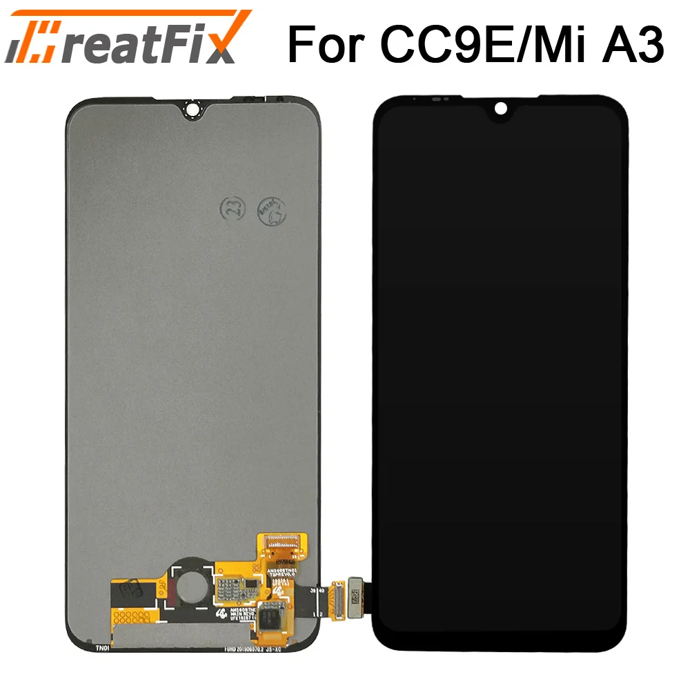 

6.01" Original Super AMOLED for Xiaomi Mi A3 lcd Display Touch Screen Digitizer Assembly Replacement Parts For Xiaomi CC9e LCD