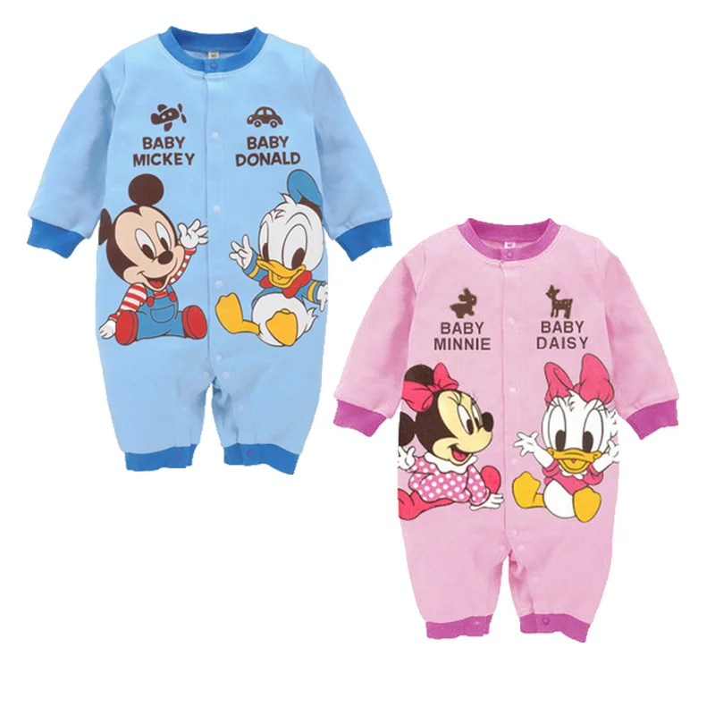 Disney Pasgeboren Baby Rompertjes Baby Meisjes Kleding Mickey Minnie Jongen Kleding Roupa Bebe Winter Lange Mouw Cartoon Baby Jumpsuits Rompers Aliexpress
