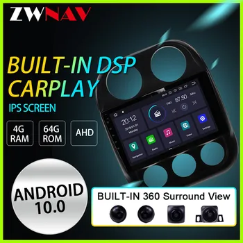 

Android 10 Car Radio GPS For JEEP COMPASS 2010-2016 Support DVD car play carplay dsp PX6
