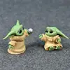 5pcs/set Baby Yoda Grogu Mandalorian Action Figure Toys 4-7cm Yoda Baby Action Toys Star Wars Figuras Hot Kids Toys Xmas Gifts 3