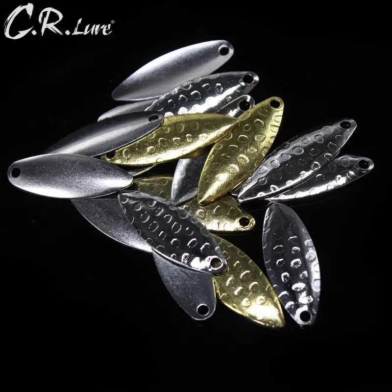 C.r Lure 10pcs Spinner Parts Nickel Plated Steel Smooth French Spinner