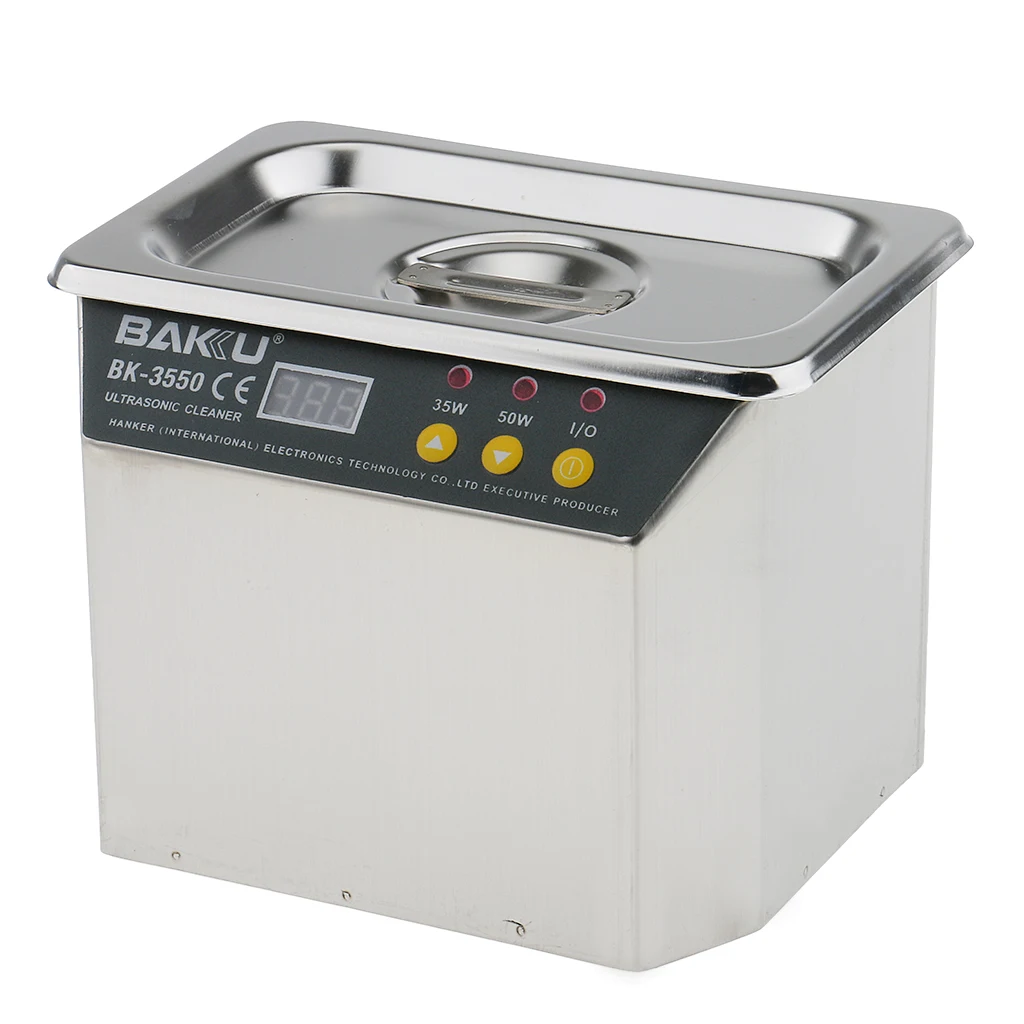 

CE Approved Digital Ultrasonic Cleaner Cleaning Machine for Jewelry Watch Denture Electronic Parts - 40KHz 35/50W