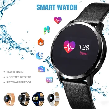 

Q8 Smart Watch Men Color Touch Screen IP67 Waterproof Sport Control Camera Women Wearable Devices Electronics For Android IOS
