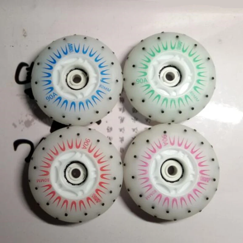Inline Skate Wheels 80mm 90A For SEBA For powerslide Roller Skates 52 firestone roller skating wheels