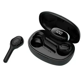 

T9S TWS Wireless Bluetooth Earphones Stereo Bass Headset w/Display Charging Box Ture Wireless Mini TWS Earbuds for Smart Phones