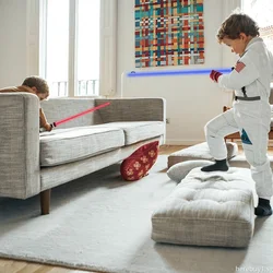 2022 pronto stocklaser espada sabre de luz luminosa faca brinquedo plástico para meninos brinquedos eletrônicos ajustável l