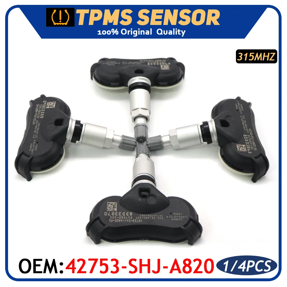 Автомобильный TPMS датчик давления в шинах 42753-SHJ-A820 подходит для Honda Ridgeline Odyssey Element