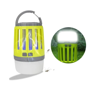 

2 In 1 Waterproof Mosquito Killer USB Rechargeable Lamp 3 Modes LED Light Anti Mosquito Bug Insect Killer For Outdoor Camping