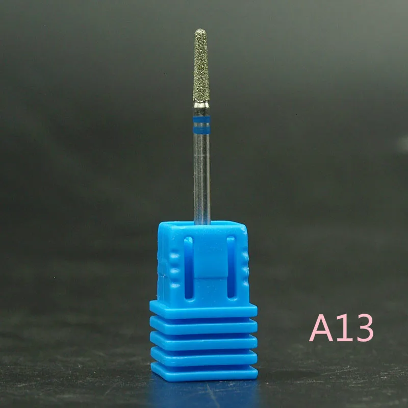 EasyNail 3/3" Алмазная дрель для ногтей Фрезерный резак для ногтей электрическое сверло для ногтей для маникюра Сверла Биты-аксессуары сверло для ногтей - Цвет: A13