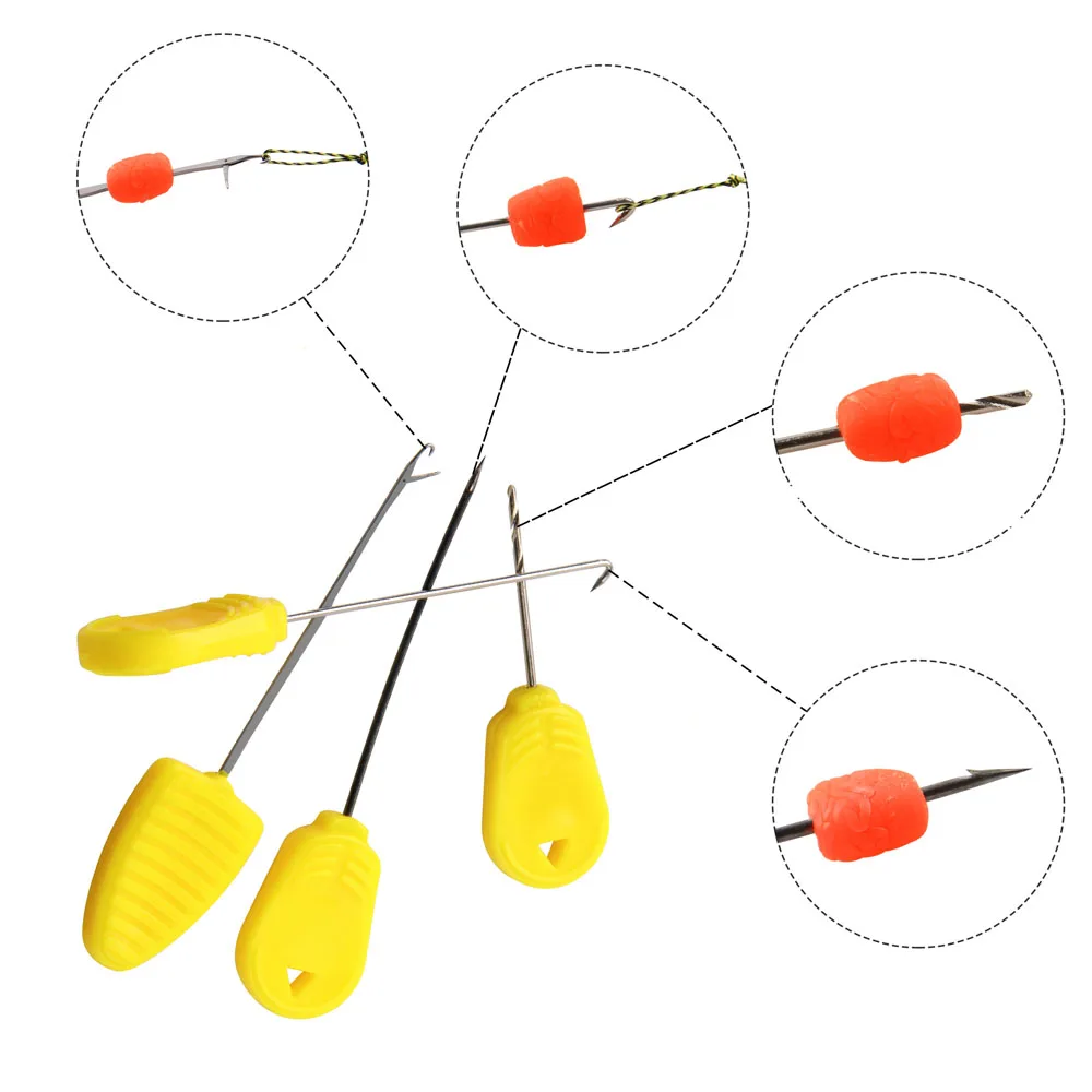 7Pcs Carp Fishing Bait Rig Tool Set With Boilies Bait Drill