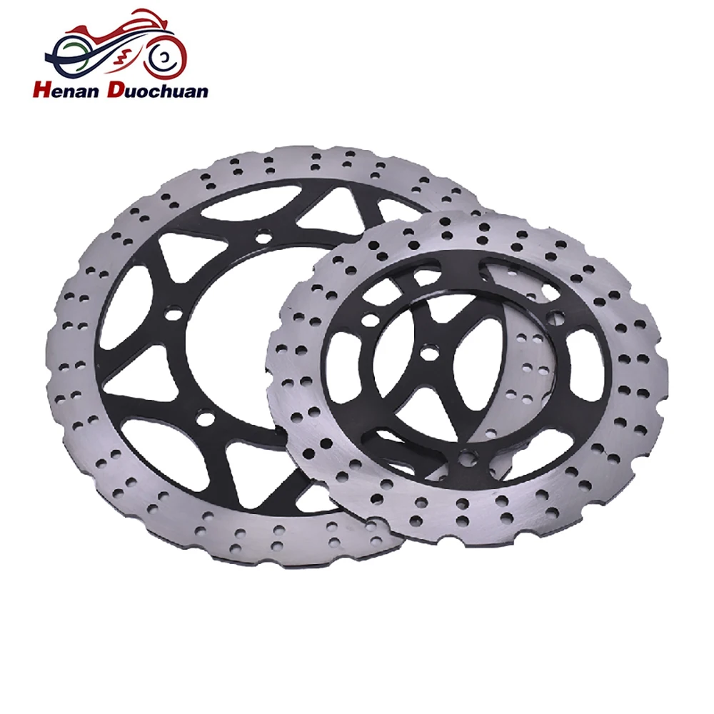 1pc 290mm Front & 220mm Rear Brake Disc Rotors For Kawasaki 250 R Ninja 250 Ninja 250R EX250K EX250 EX 250 08-12 Ninja250 11 c#