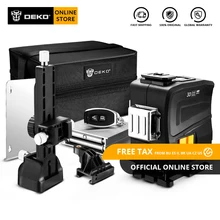 DEKO лазерный уровень 12 линий 3D самонивелирующийся 360 горизонтальный и вертикальный крест супер мощный зеленый лазерный луч линии в помещении/на открытом воздухе