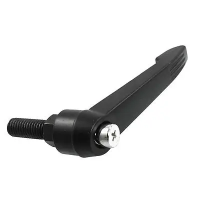 

10mm Diameter Thread Metal Adjustable Fixing Knob Handles Lever Black