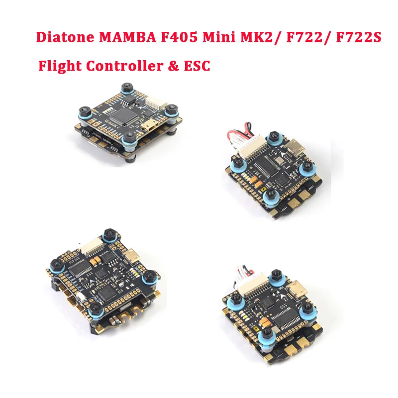 Diatone MAMBA F405 Mini MK2/ F722/ F722S Betaflight Контроллер полета и F40 40A / F25 50A бесщеточный ESC для