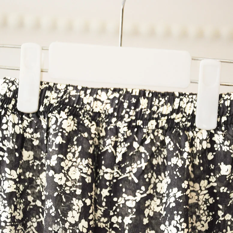 Летние тонкие противомоскитные штаны для девочек детские штаны-фонарики в Корейском стиле для мальчиков и девочек, стиль, маленькие цветы