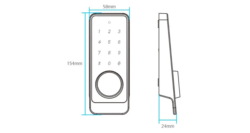TT замок приложение умный дверной замок WiFi, Водонепроницаемый Электронный Засов безопасности безопасный Bluetooth RFID Клавиатура цифровой дверной замок