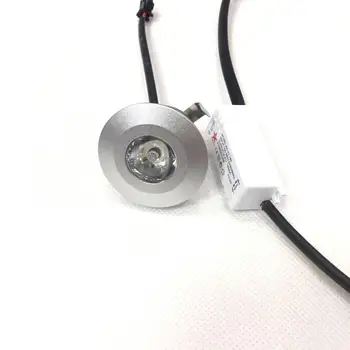 

1pcs/lot diameter 40mm LED Mini Downlight Under Cabinet Spot Light 3W for Ceiling Recessed Lamp DC12V Down lights free shipping