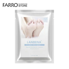 LANBENA отшелушивающая маска для ног только одна пара тщательно удаляет омертвевшую кожу в течение 2-7 дней маска для ног пилинг кутикулы пятки