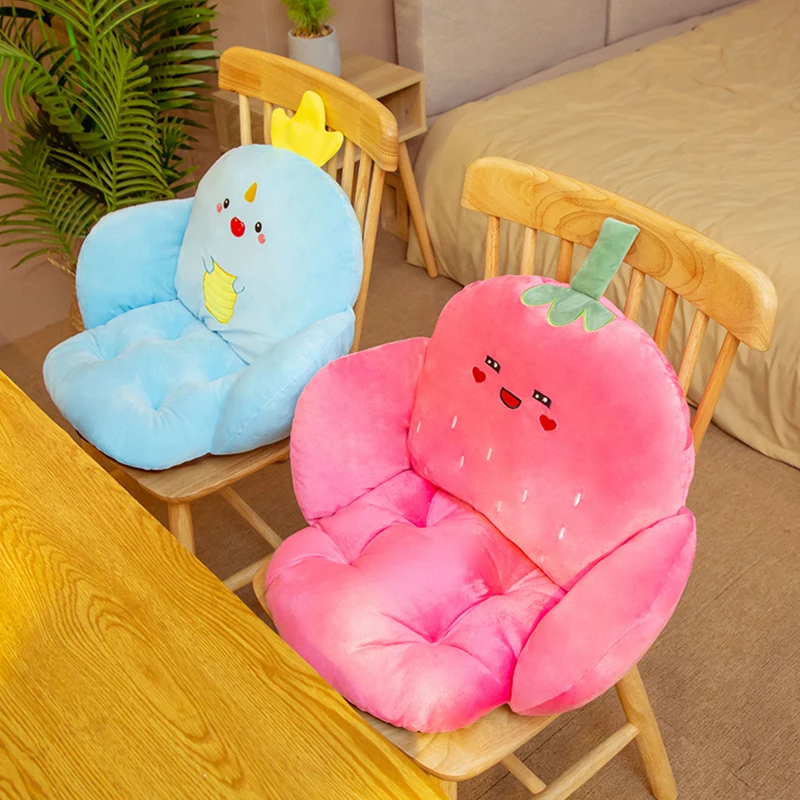 Kawaii Fruity Plush Seat Cushion