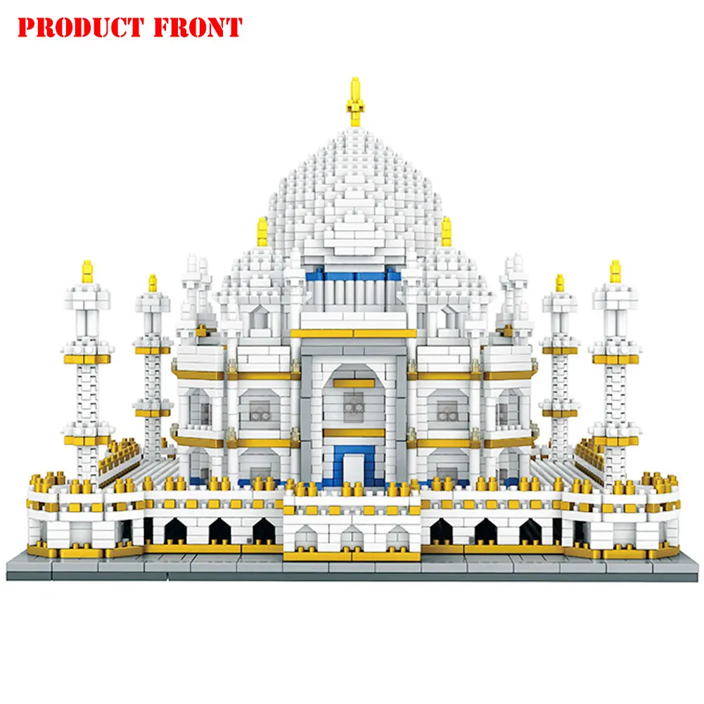 BZDA Taj Mahal игрушка для детей мини строительный блок всемирно известный создатель