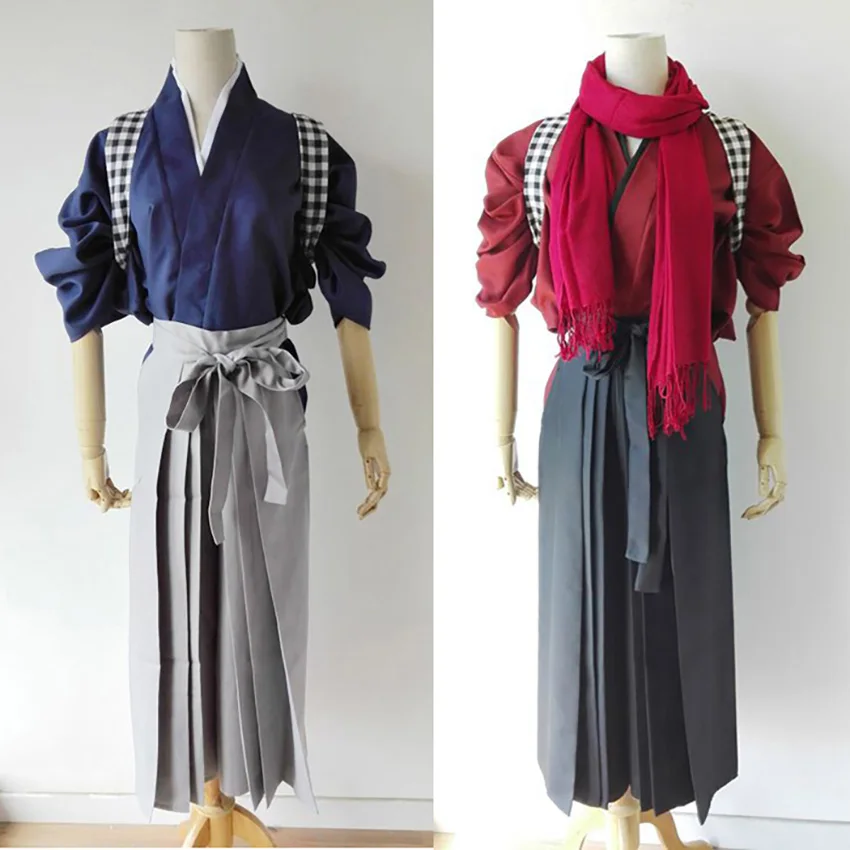 The Sword Dance Kimono Traditional Japanese Style Asian Clothes Robe Role Play Dress Haori Fancy Disguise Women Men Costume