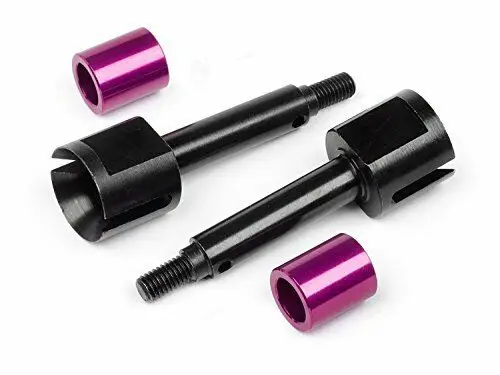 Harden Steel SUPER HEAVY DUTY WIDE AXLE 8x11x59mm For HPI Savage XL 86249 1PR Black Hardened Replacement Parts