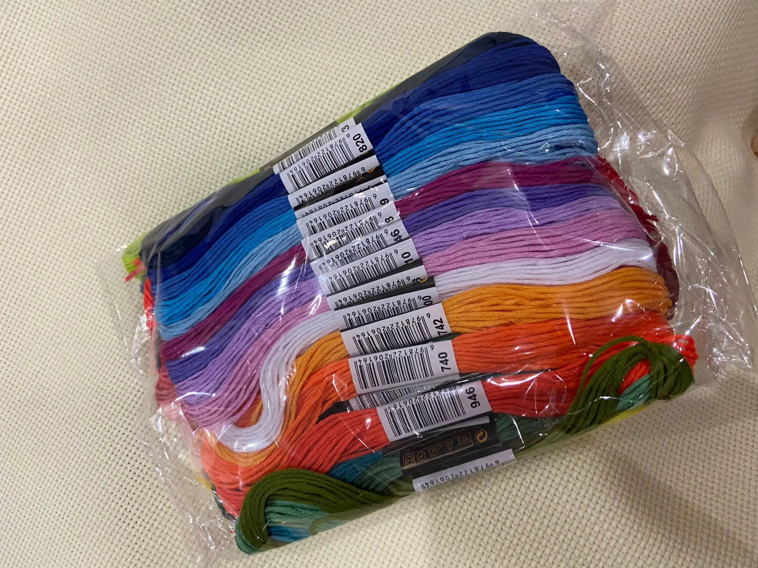 Cxc-Cross Stitch Thread, Embroidery Floss, Sewing Skeins, Craft DIY Bracelet, Braided, 30 Colors