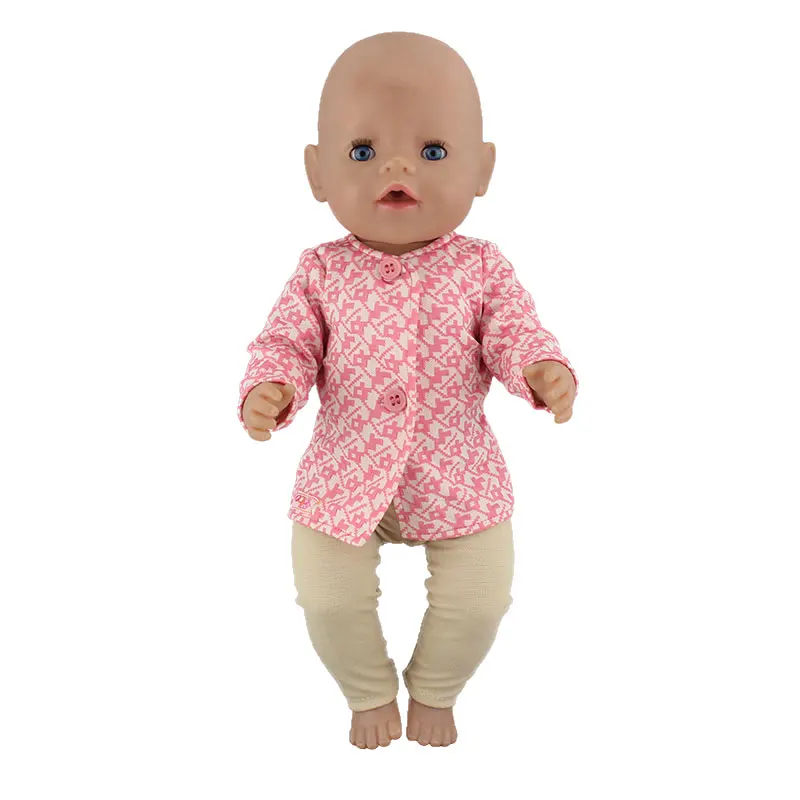 Новая мода Оригинальная одежда костюм Одежда для 17 дюймов кукла 43 см детская кукла реборн одежда - Цвет: 04