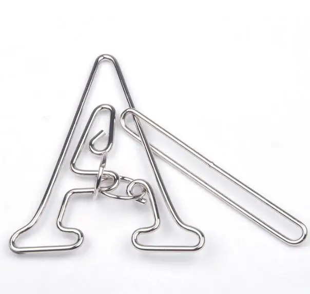 Classic IQ Metal Brain Teaser Wire Puzzles Game for Adults Children 23