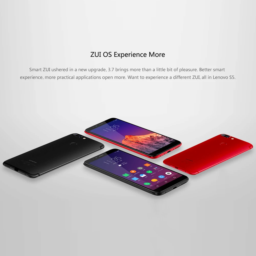 Lenovo S5 K520 4gb Ram 64gb Rom Mobile Phone Dual Rear 13mp Front 16mp Face Id 18 9 Full Screen 4k Video Smartphone Cellphones Aliexpress