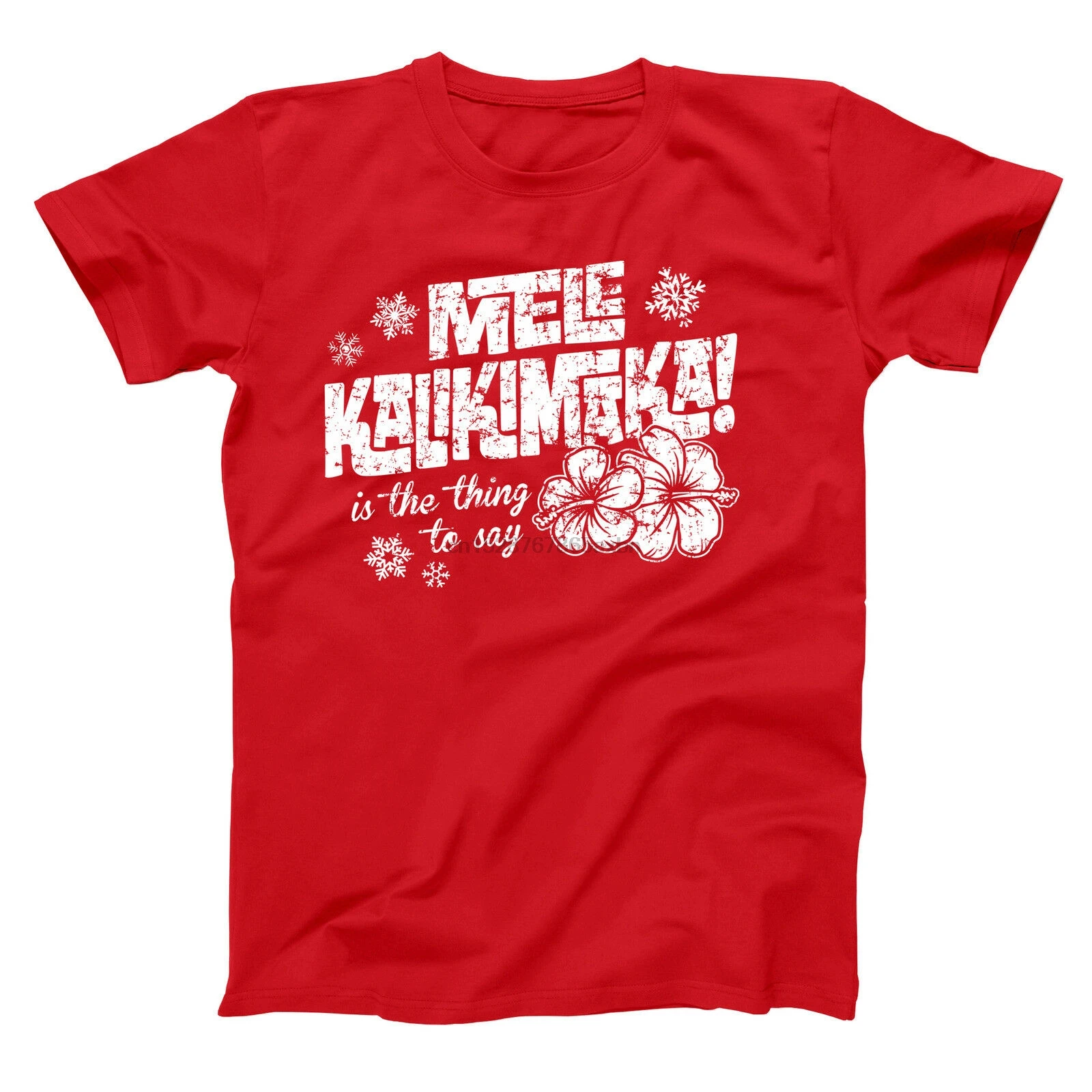 Mele Kalikimaka Смешные Гавайи Рождество Griswold каникулы Красная базовая Мужская