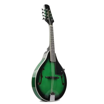 

Super sell-8-String Basswood Mandolin Musical Instrument String Mandolin Stringed Instrument Adjustable Bridge Green