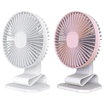 

Mini Portable Clip on Desk Fan USB Rechargeable Desktop Air Cooling Cooloer Office Outdoor Travel Home Appliances U1JE