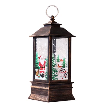 

LED Christmas Holiday Love And Peace Lights Portable Small Oil lamp Desktop Decoration Hogard