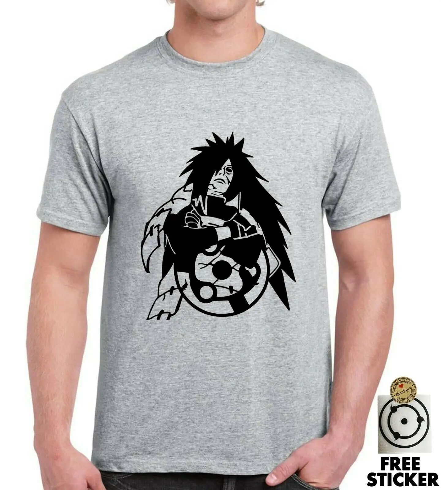 Madara Uchiha футболка Sharingan Sasuke Наруто Аниме Манга подарок Топ мужские S-2XL Мужская футболка Мода