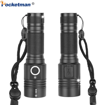 

Ultra Bright Xhp50.2 LED Torch USB Rechargeable Flashlight Zoomable LED Flashlight Magnetic Flashlight Powerful Zoom Flashlight