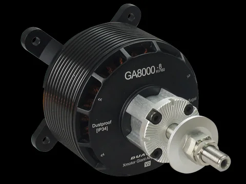GA8000 8.2KW 160KV and 140KV two kinds of shaft edition 80CC-120CC 3D Giant airplane e-conversion of gasoline airplane