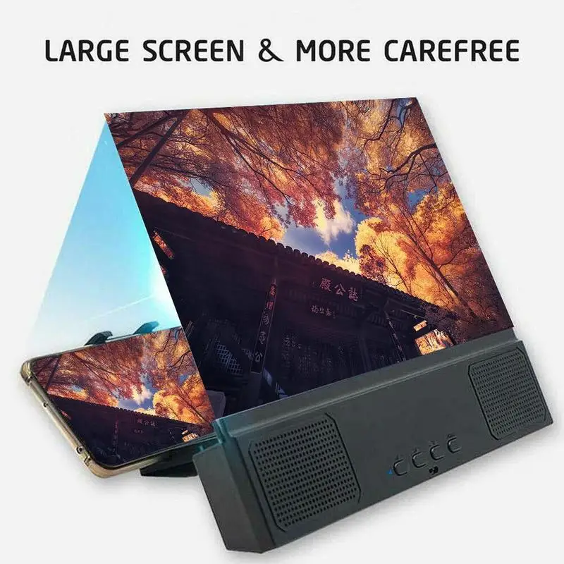 12 inches 3D Video HD Mobile Phone Magnifying Glass HD Stand For Video phone Screen Amplifier Folding Screen Phone Accessories 12 inches 3D Video HD Mobile Phone Magnifying Glass HD Stand For Video phone Screen Amplifier Folding Screen Phone Accessories