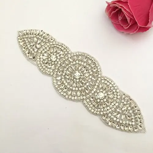 RA-112-1pc Пояс на талию с кристаллами, стразы, аппликация, Свадебные ремни и пояса, свадебные пояса для девичника, вечерние - Цвет: RA-112-1pc