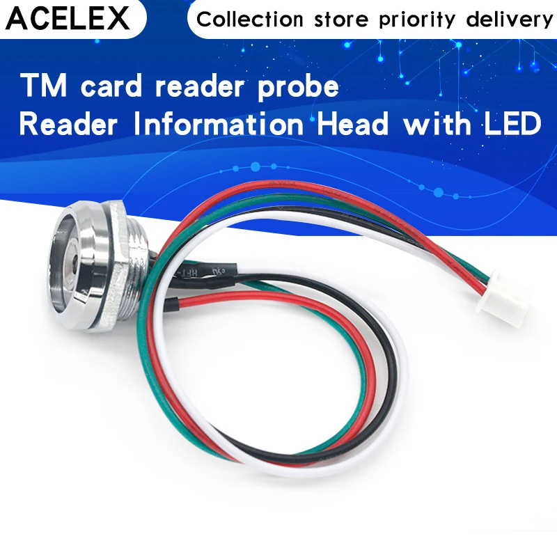 TM probe DS9092 Zinc Alloy probe iButton probe/reader with LED afbeelding