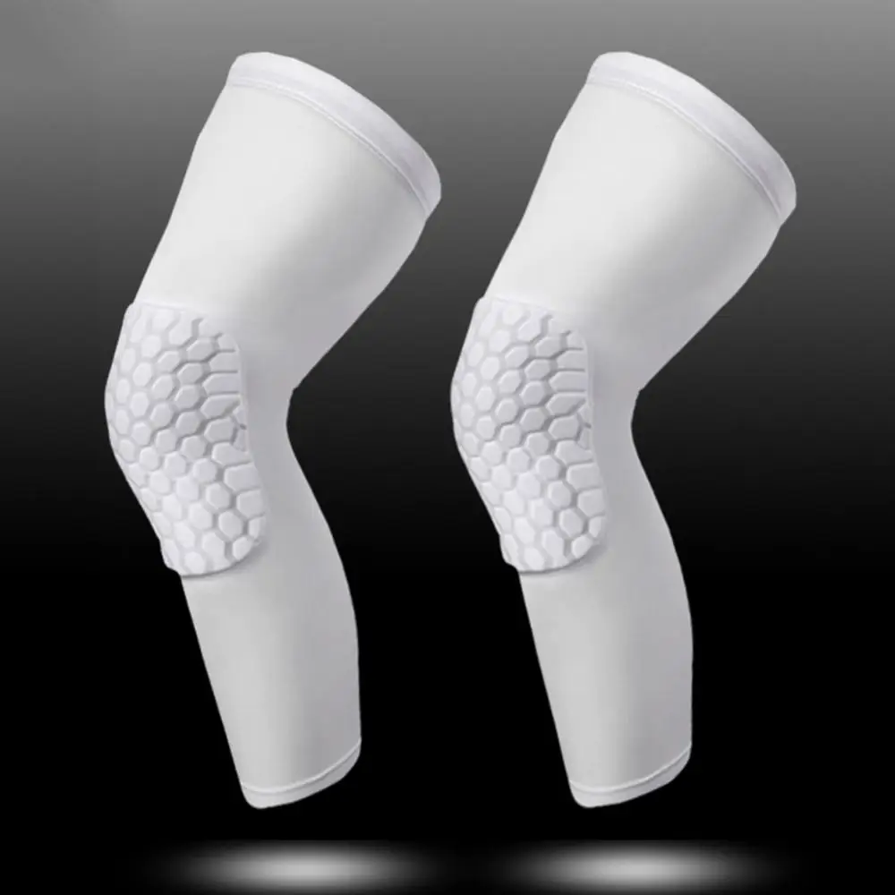 1Pc Men Women Knee Pad Breathable Sports Football Basketball Knee Pad Honeycomb Leg Brace Support Knee Pad Knee Support Knee Brace Knee Wraps