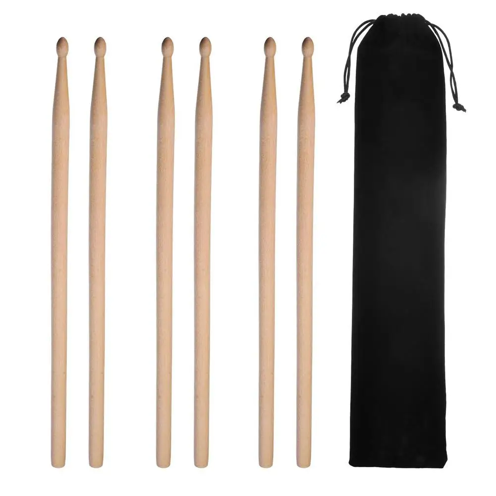 3 шт. барабанная палка 5А Классическая hickory прочная легкая джазовая