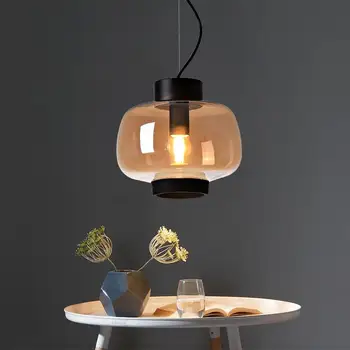 

Modern Glass Pendant Lights LED Hanging Lamp Home Decor Lamp Lighting Living Room Bedroom Dining Room Kitchen Hanging Lights