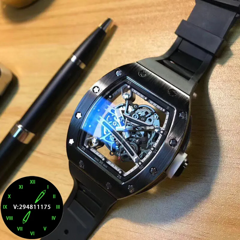 A0985 мужские часы Топ бренд подиум роскошный европейский дизайн автоматические механические часы